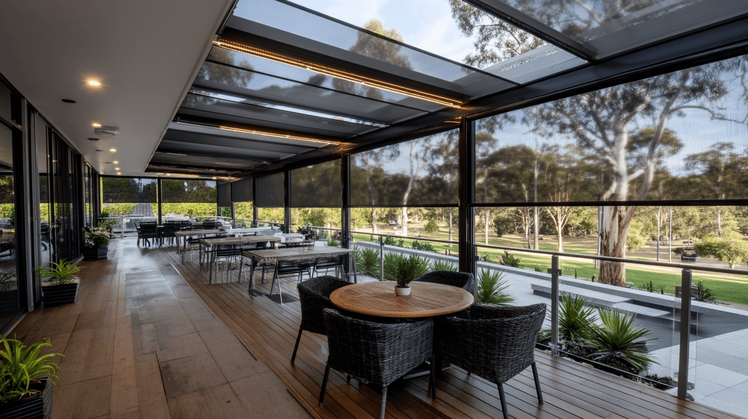 Luxa Top Zip Screen for Verandas