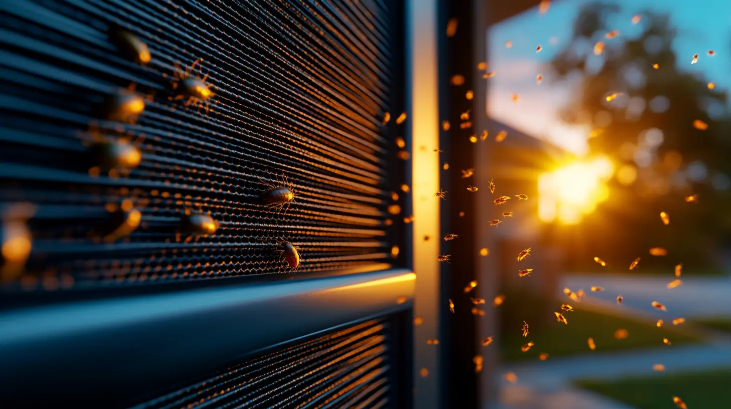 LuxaScreen Insect Screen Detail